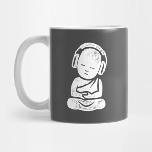 Buddha Headphones - DJ Buddhist Monk Music Lover Mug